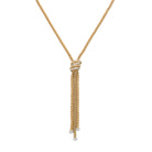 FOPE SOLO 18K Gold Flex'it Necklace with Brown Diamond Pavé Rondels - 1.66 carats - Jackson Hole Jewelry Company