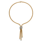 FOPE SOLO 18K Yellow Gold Necklace with White Diamonds - 0.97 carats - Jackson Hole Jewelry Company