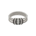 FOPE MIALUCE 18K Gold Flex’it Bracelet with White & Black Diamond Pavé - 5.75 carats - Jackson Hole Jewelry Company