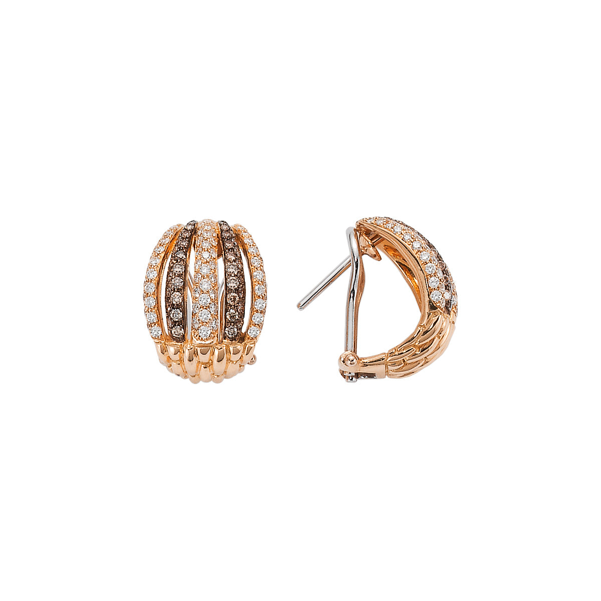 FOPE MIALUCE 18K Gold Earrings with Brown Diamonds - 3.28 carats - Jackson Hole Jewelry Company