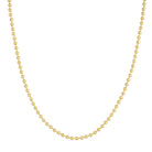 3MM BEAD 20-INCH CHAIN WITH LOBSTER CLASP IN 14K GOLD - Jackson Hole Jewelry Company