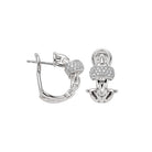 FOPE EKA 18K Gold Earrings with White Diamond Pavé - 0.44 carats - Jackson Hole Jewelry Company