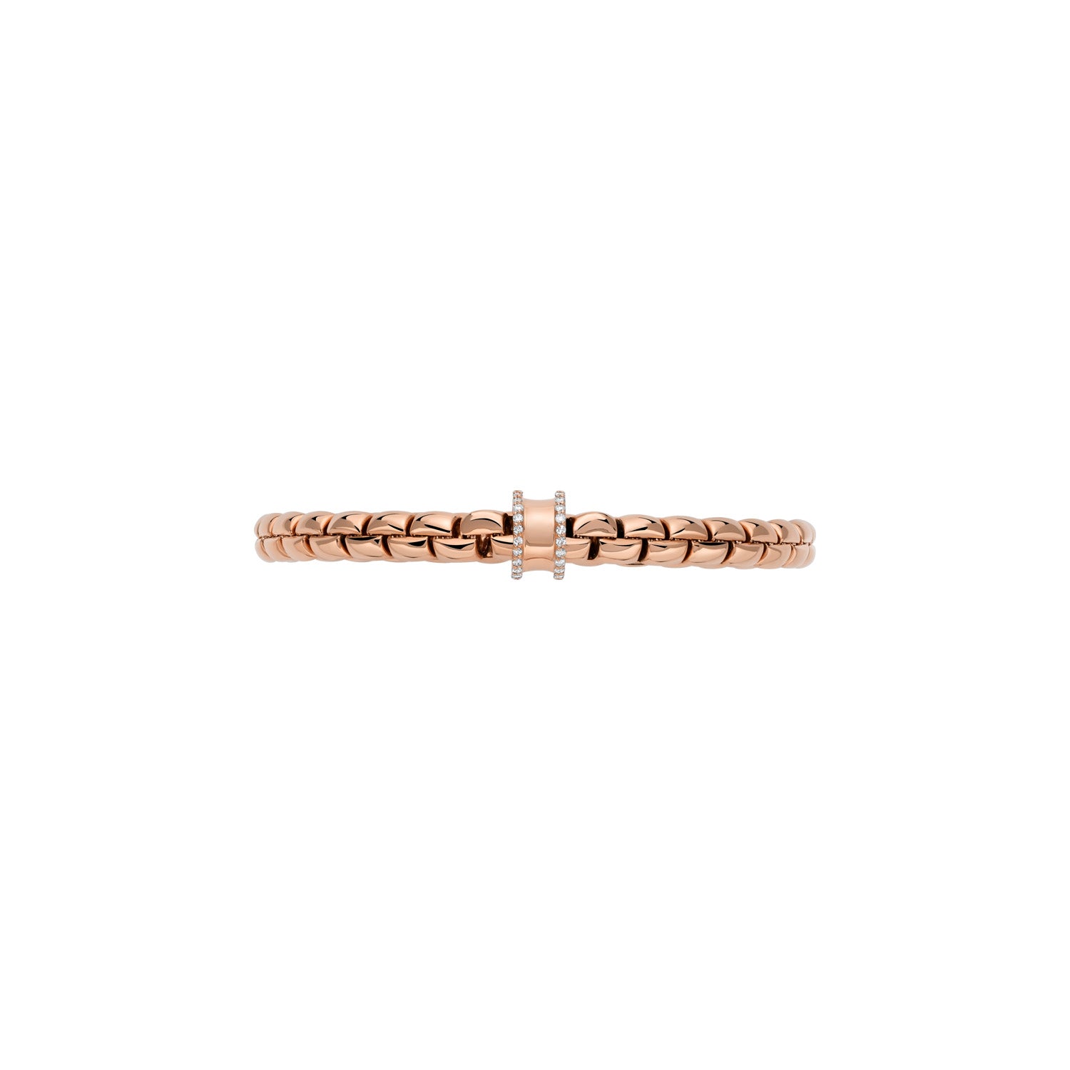 FOPE EKA 18K Gold Bracelet with White Diamonds - 0.21 carats - Jackson Hole Jewelry Company