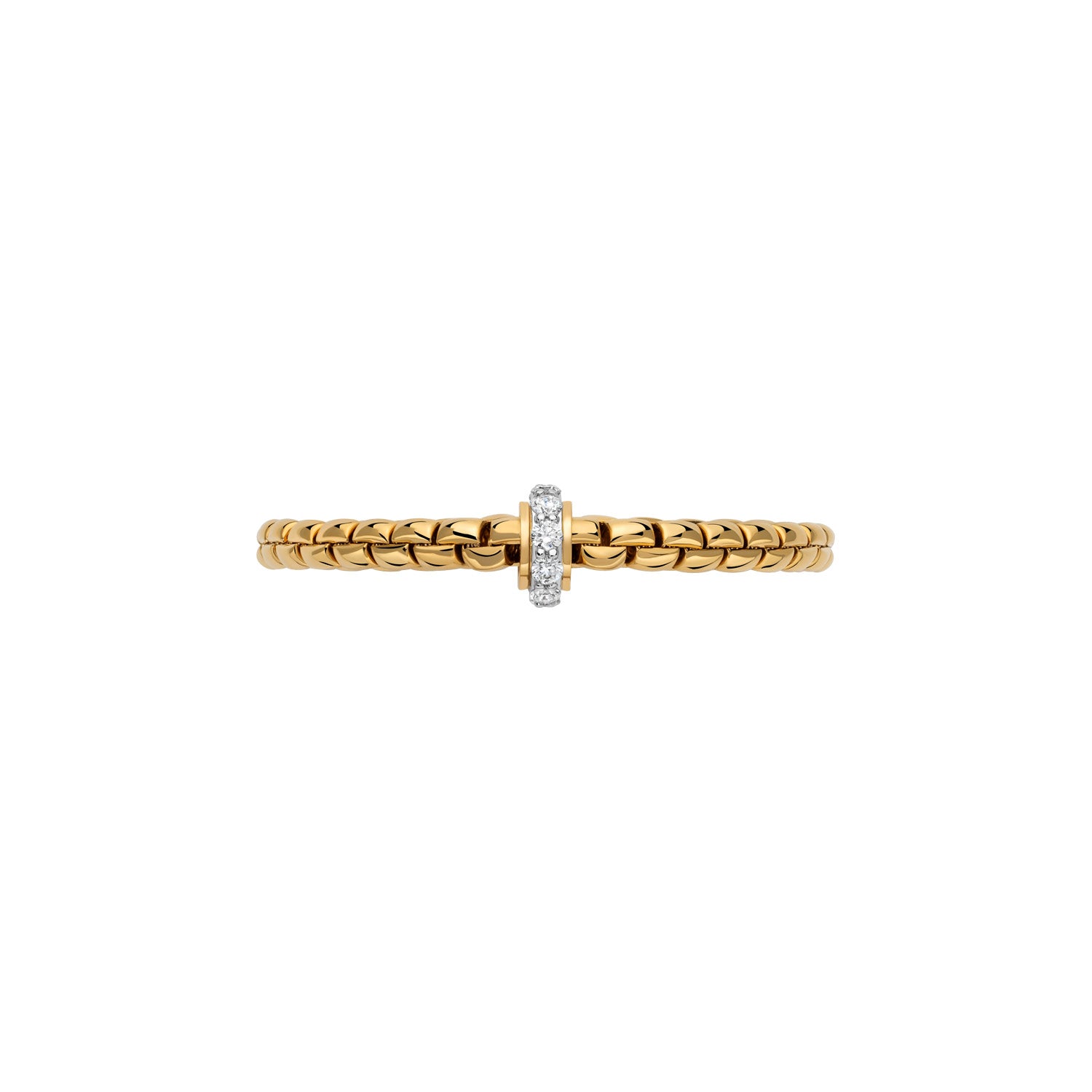 FOPE EKA 18K Gold Bracelet with White Diamonds - 1.22 carats - Jackson Hole Jewelry Company