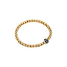 Fope Eka Flex'it Bracelet with Black Diamond Pavé - Jackson Hole Jewelry Company