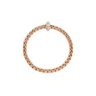 FOPE EKA 18K Gold Bracelet with White Diamonds - 0.89 carats - Jackson Hole Jewelry Company