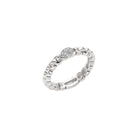 FOPE EKA 18K Gold Ring with White Diamond Pavé - 0.10 carats - Jackson Hole Jewelry Company