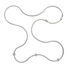 FOPE EKA 18K Gold Necklace with White Diamond Pavé Rondels - 0.54 carats - Jackson Hole Jewelry Company