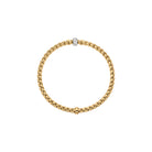 FOPE EKA 18K Gold Flex'it Bracelet with Rhombus-Set Diamonds - 0.12 carats - Jackson Hole Jewelry Company
