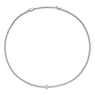 FOPE EKA 18K White Gold Necklace with Rhombus-Set Diamonds - 0.12 carats - Jackson Hole Jewelry Company