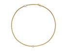 FOPE EKA 18K Yellow Gold Necklace with Rhombus-Set Diamonds - 0.12 carats - Jackson Hole Jewelry Company