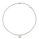 FOPE EKA 18K Gold Flex'it Necklace with White Diamond Pavé Charm - 0.63 carats - Jackson Hole Jewelry Company