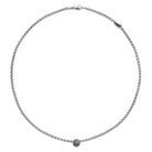 FOPE EKA 18K Gold Necklace with Black Diamond Pavé Charm - 0.25 carats - Jackson Hole Jewelry Company