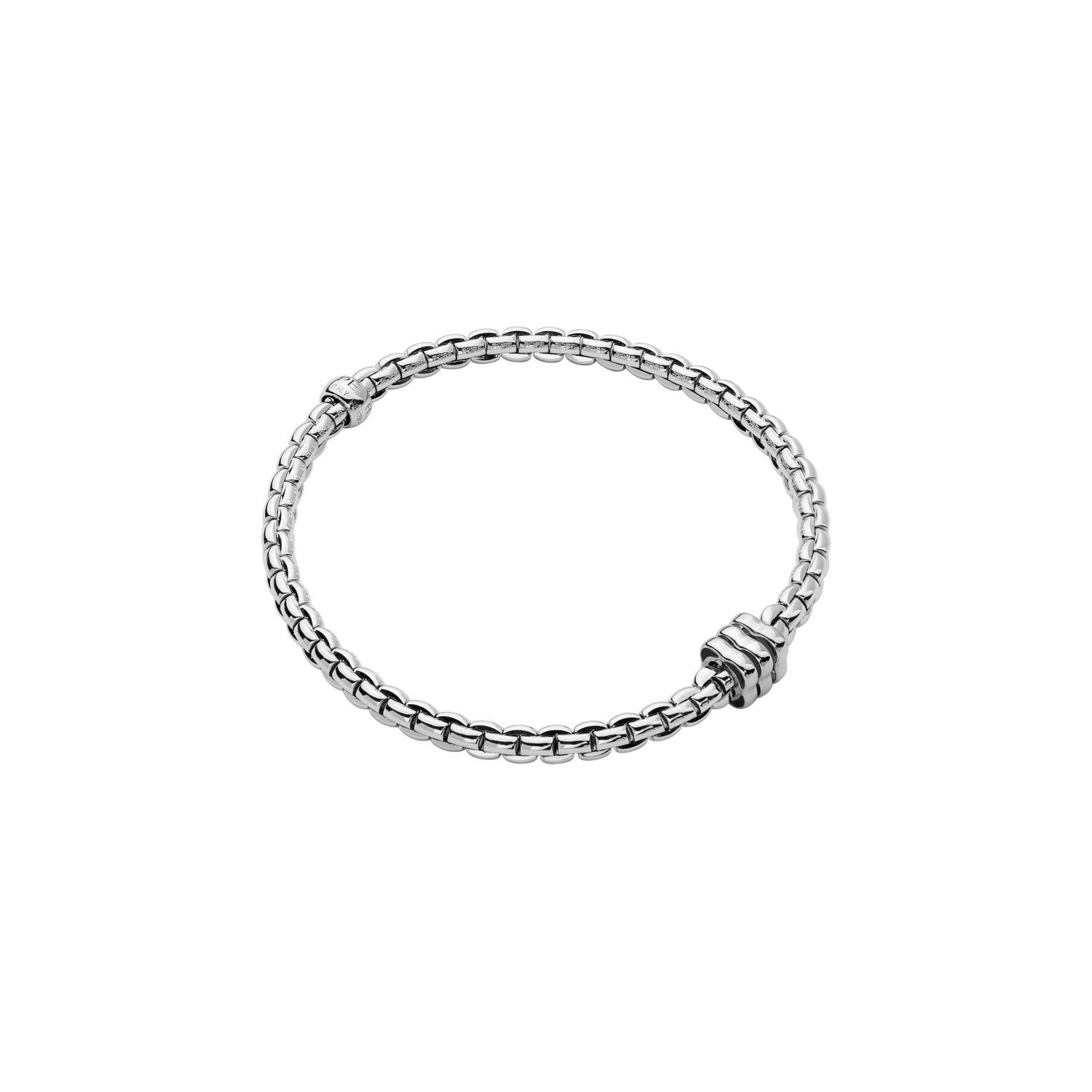 Fope Eka Tiny Flex'it Bracelet with Tri Gold Accesories - Jackson Hole Jewelry Company