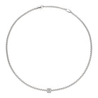 FOPE EKA 18K White Gold Necklace with White Diamond Pavé Pendant - 0.33 carats - Jackson Hole Jewelry Company