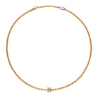 FOPE EKA 18K Yellow Gold Necklace with Tri-Gold Pendant - Jackson Hole Jewelry Company
