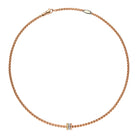 FOPE EKA 18K Rose Gold Necklace with Tri-Gold Pendant - Jackson Hole Jewelry Company