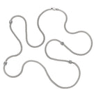 FOPE PRIMA 18K Gold Multi-Charm Flex'it Necklace with White Diamonds - 0.49 carats - Jackson Hole Jewelry Company