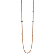 FOPE PRIMA 18K Gold Multi-Charm Flex'it Necklace with White Diamonds - 0.85 carats - Jackson Hole Jewelry Company