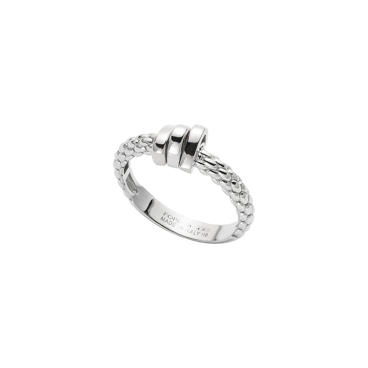 FOPE PRIMA 18K Gold Ring with Gold Set Rondels