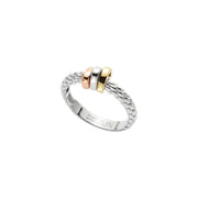 FOPE PRIMA 18K Gold Ring with Gold Set Rondels