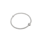 FOPE PRIMA 18K Gold Flex’it Bracelet With White Diamond Set Rondels - 0.10 carats - Jackson Hole Jewelry Company
