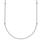 FOPE PRIMA Flex'it Necklace with 18K Gold Rondels - Jackson Hole Jewelry Company