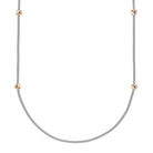 FOPE PRIMA Flex'it Necklace with 18K Gold Rondels - Jackson Hole Jewelry Company