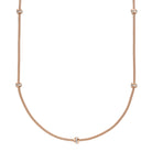 FOPE PRIMA 18K Gold Multi-Charm Flex'it Necklace with White Diamonds - 0.53 carats - Jackson Hole Jewelry Company