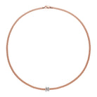 FOPE PRIMA 18K Gold Necklace with White Diamond Rondels - 0.31 carats - Jackson Hole Jewelry Company