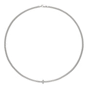 FOPE PRIMA 18K Gold Necklace with White Diamond Rondel - 0.18 carats