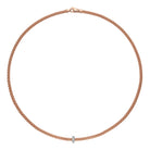 FOPE PRIMA 18K Gold Necklace with White Diamond Rondel - 0.18 carats - Jackson Hole Jewelry Company