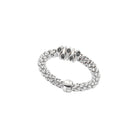 FOPE PRIMA 18K Gold Flex'it Ring with Black Diamonds - 0.09 carats - Jackson Hole Jewelry Company