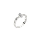 FOPE PRIMA 18K Gold Ring with White Diamond Charm - 0.09 carats - Jackson Hole Jewelry Company