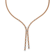 FOPE PRIMA 18K Gold Necklace with White Diamonds - 0.30 carats