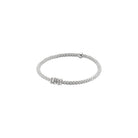 FOPE PRIMA 18K Gold Flex’it Bracelet with White Diamonds - 0.20 carats - Jackson Hole Jewelry Company