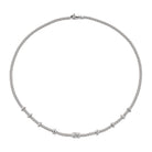 FOPE PRIMA 18K Gold Multi-Charm Necklace with White Diamonds - 0.61 carats - Jackson Hole Jewelry Company