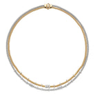FOPE PRIMA 18K Gold Rope Necklace with White Diamonds - 0.45 carats - Jackson Hole Jewelry Company