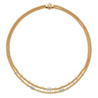 FOPE PRIMA 18K Gold Rope Necklace with White Diamonds - 0.45 carats - Jackson Hole Jewelry Company