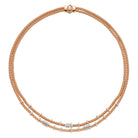 FOPE PRIMA 18K Gold Rope Necklace with White Diamonds - 0.45 carats - Jackson Hole Jewelry Company
