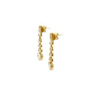 18K YELLOW GOLD DROP EARRINGS WITH DIAMONDS 1.95 CTW - Jackson Hole Jewelry Company