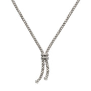 FOPE SOLO 18K Gold Necklace with White Diamond Rondels - 0.09 carats