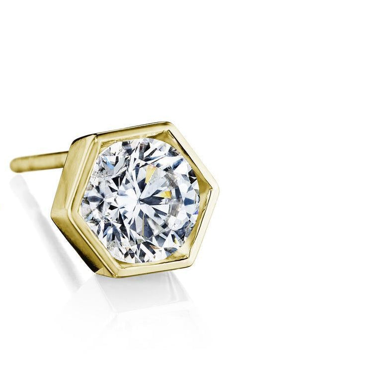 0.63ctw (2, 0.31ct av) Round G-H SI, 18k YG - Jackson Hole Jewelry Company