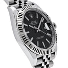 Rolex Datejust 41mm Black Dial Fluted Bezel Jubilee - Jackson Hole Jewelry Company