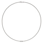 FOPE ARIA 18K Gold Necklace with Ornamental Clasp and a White Diamond - 0.02 carats - Jackson Hole Jewelry Company