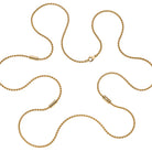 FOPE ARIA 18K Gold Necklace with Three Ornamental Clasps and White Diamonds - 0.02 carats - Jackson Hole Jewelry Company
