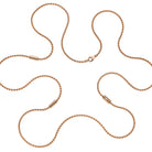 FOPE ARIA 18K Gold Necklace with Three Ornamental Clasps and White Diamonds - 0.02 carats - Jackson Hole Jewelry Company
