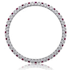 Picchiotti - Xpandable™ Ruby and White Diamond Bracelet in 18K White Gold - Jackson Hole Jewelry Company