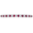 Picchiotti - Xpandable™ Ruby & White Diamond Bracelet in 18K White Gold - Jackson Hole Jewelry Company