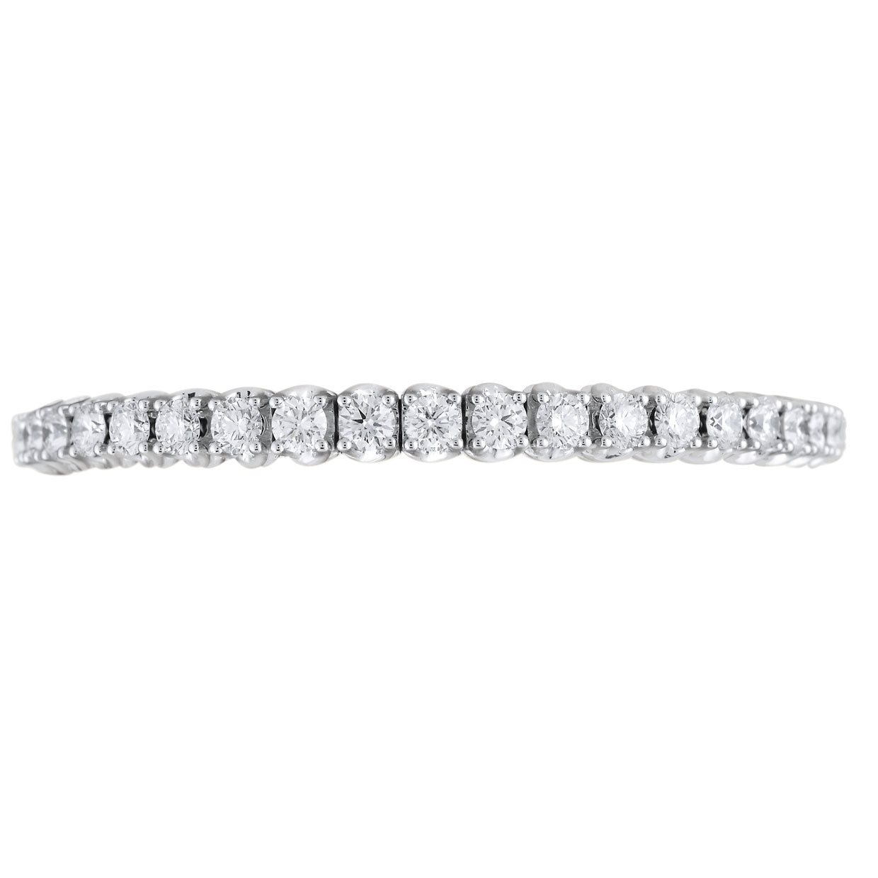 Picchiotti - Xpandable™ Round Diamond Tennis Bracelet in 18K White Gold - Jackson Hole Jewelry Company